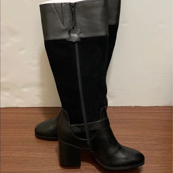 NEW GIANI BERNINI WOMEN'S JESSAA SUEDE CLOSED TOE KNEE HIGH BOOTS - Picture 2 of 8